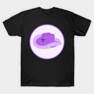 Purple cowgirl hat T-Shirt